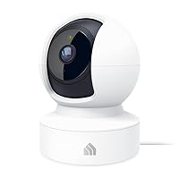 Kasa 2K QHD Security Camera Pan/Tilt, Starlight Sensor for Color Night Vision, Motion Detection for Baby & Pet Monitor, 2-Way Audio, Cloud & SD Card Storage, Works with Alexa & Google Home (KC410S)