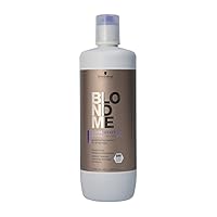 BlondMe Cool Blondes Neutralizing Shampoo – Moisturizing Hair Cleanser with Purple Toning Pigments – Neutralizes Yellow Tones and Brassiness in All Blonde Hair Types, 1000 ml