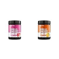 Optimum Nutrition Amino Energy Pre Workout Powder with BCAAs & Amino Acids - Watermelon and Orange Cooler Flavors, 65 Servings Each