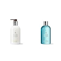 Molton Brown Orange and Bergamot Hand Lotion (10 oz) and Molton Brown Coastal Cypress & Sea Fennel Bath & Shower Gel (300ml)