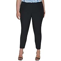 Calvin Klein Women's Plus Size Straight-Leg Pants (Navy, 20W)