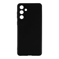 for Samsung Galaxy M55 5G Case, Soft TPU Back Cover Shockproof Silicone Bumper Anti-Fingerprints Full-Body Protective Case Cover for Samsung Galaxy M55 5G (6.70 Inches) (Black)