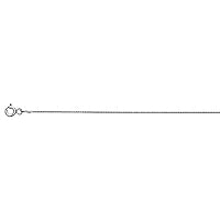 DECADENCE Sterling Silver 0.80mm Diamond Cut Round Snake Chain