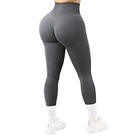 SUUKSESS Women Seamless Butt Lifting Leggings High Waisted Workout Yoga Pants