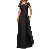 Mother of The Bride Dresses for Wedding Lace Evening Dress Long Chiffon Formal Gowns for Women