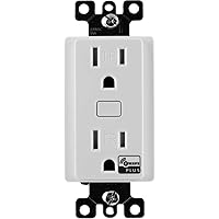 iDevices IDEVZ08W ZWave Enabled RF Single Controlled Tamper Resistant Receptacle, in-Wall Smart Outlet, ½ HP, 15A, 120VAC, White