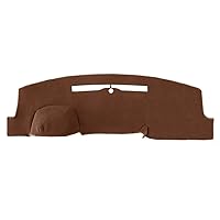 Dash Cover Custom Fit for 2014-2018 Chevy Chevrolet Silverado/GMC Sierra 1500,2015-2019 Chevy Silverado/GMC Sierra 2500HD 3500HD,Dashboard Cover Pad no Forward Collision Warning (14-18 Brown) Y32