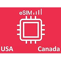 eSIM USA Canada Unlimited Data Calls & SMS