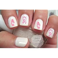 Breast Cancer Awareness Think Pink Design #101 Nail Art Decals