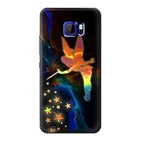R2583 Tinkerbell Magic Sparkle Case Cover for HTC U Ultra