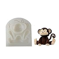 Monkey Lion-Fondant Silicone Mold Wedding Cake Decoration Cartoon Animal Baking Mould Epoxy Clay Mold Tool DIY Craft