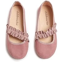 Childrenchic Mary Jane Shoes with Elastic Straps – Girls' Shoes for School, Parties, and Weddings (Toddler, Little Kid, Big Kid)