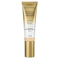 Max Factor Miracle Second Skin Foundation SPF 20-01 Fair Foundation Women 1.01 oz