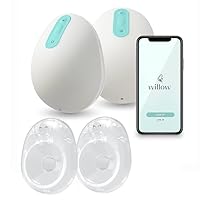 Willow 3.0 Wearable Breast Pump, Hands-Free Breast Pump, Double Electric Breast Pump with 24mm and 27mm Flange | The Only Leak Proof Wearable Pump