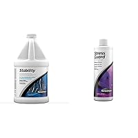 Seachem Stability Aquarium Stabilizer (2L) + StressGuard Slime Coat Protection (500 ml)