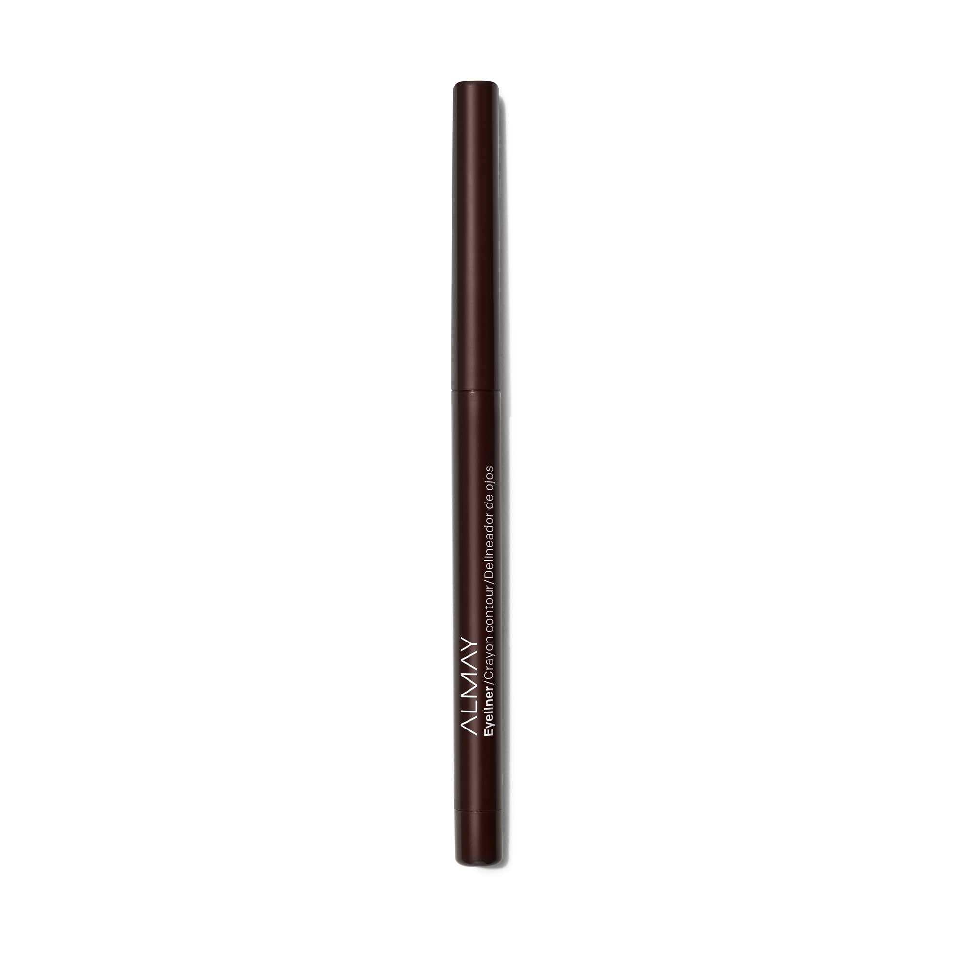Almay Eyeliner Pencil, Hypoallergenic, Cruelty Free, Oil Free, unscented, Ophthalmologist Tested, Long Wearing and Water Resistant, with Built in Sharpener, 209 Black Raisin, 0.01 oz
