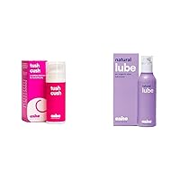 Hello Cake Tush Cush and Natural Personal Lubricants Bundle (Two 3.3 Fl Oz Bottles)