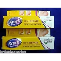 100% Herbal Care Foot Cracked Healing Crack Foot Heel 25g X 2 = 50g by Krack