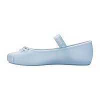 Melissa Sophie Jelly Flats for Women - Ballet Flats for Women Bow Applique & Strap, Slip-on Closed-Toe Women’s Jelly Shoes