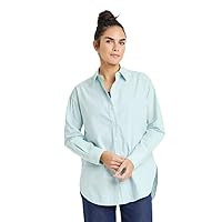 Universal Thread Women's Oversized Long Sleeve Collared Button-Down Shirt -