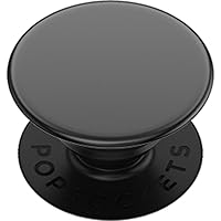 PopSockets Phone Grip with Expanding Kickstand, Aluminum Black