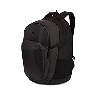 SwissGear 8173 Laptop Backpack, Black/Charcoal, 19 Inches