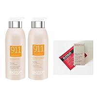 Professional 911 Quinoa Shampoo and Conditioner DUO, 8.45 oz. each + 2 Free Samples