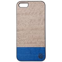 [Japanese authorized agent product] Man & Wood iPhone5S / 5 case natural wood Real wood case Harmony Dove black frame bar type I2432i5S (japan import)