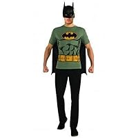 Rubie's Men'sDc Comics Batman T-shirt With Cape and Mask