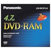 1-Pack DVD-RAM Media 4.7GB Singlesided Disk Only Non-Cartridge