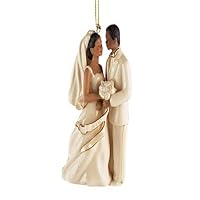 Lenox 2006 African American Bride and Groom Ornament
