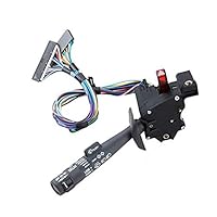 Multi-Function Combination Switch with Turn Signal, Wiper, Washers, Hazard Switch Cruise Control- Replace 26100985 2330814 26036312, Compatible with Chevy Tahoe, Blazer, Suburban, K1500, Sierra & More