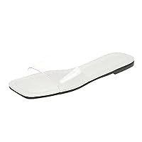 Women's Comfort Slides Sandals Summer Women Slippers Summer New Pattern Fashion Simple Versatile Flat Bottom Non Slip