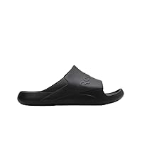 Reebok Unisex's Clean Slide Sandal, Black, 13.5 US Women/12 US Men