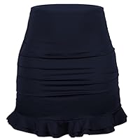 Swim Skirt Bottoms for Women Plus Size Swim Skirt Ruffle Skirt Swimsuit Bikini Tankini Bottom