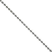 Surgical Steel Bead Ball Chain 2.5 mm Thick Available Necklaces Bracelets & Anklets