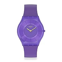 Swatch PURPLE TIME Unisex Watch (Model: SS08V103)