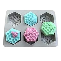 Silicone Moulds Honeycomb, Halloween Theme, bee Slot Shape Craft Art Silicone Soap Moulds - Best DIY Handmade Gifts - Soap Making Supplies by YSCENL