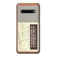 R3165 FM AM Wooden Receiver Graphic Case Cover for LG V60 ThinQ 5G