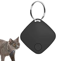 Mini Smart GPS Tracker - Mobile Key Tracker Locator | Luggage Tracker | Wireless Tracking Tag to Locate Lost Items, Key Tracker for Wallets, Luggage, Pets, Cats, Dogs (Color : Black)