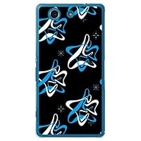 Second Skin MHAK Spacer Black x Blue (Clear) / for Xperia A4 SO-04G/docomo DSO04G-PCCL-298-Y368