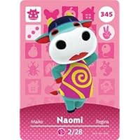 Naomi - Nintendo Animal Crossing Happy Home Designer Series 4 Amiibo Card - 345