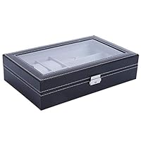 High - End Watch Box Case Glasses Display Box Multi - Functional Professional Holder Organizer for Clock Watches Jewelry