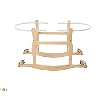 Wooden Koohan Stand with Wheels Cradle Stand Frame Only Baby Supplies Baby Nursery Preparation