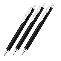 Zebra Sarasa Nano JJH72-BK3-AZ Gel Ballpoint Pen, 0.01 inches (0.3 mm), Black, Set of 3