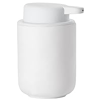 Zone Denmark Ume Shampoo Dispenser in Elegant White - Stylish and Functional Bathroom Accessory - H 5