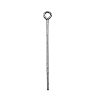 Black Rhodium Overlay 22 Gauge Flexible Head Pin Or Eye Pin HPR-104-3