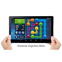 'Senior Gamer' ~ A Captivating Easy-to-See and Use, 10” Entertainment Tablet for Senior Citizens~ More Than 100 Fun, Mind-Enhancing Games~ All Games Run Without The Internet!