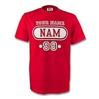 Namibia NAM T-Shirt (red) + Your Name (Kids)