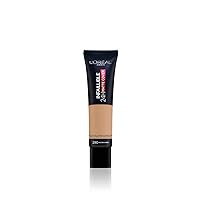 L'Oreal Paris Cover Liquid Foundation, With 4% Niacinamide, Long Lasting, Natural Finish, Available in 20 Shades, SPF 25, Infallible 32H Matte Cover, Shade 290, 30ml